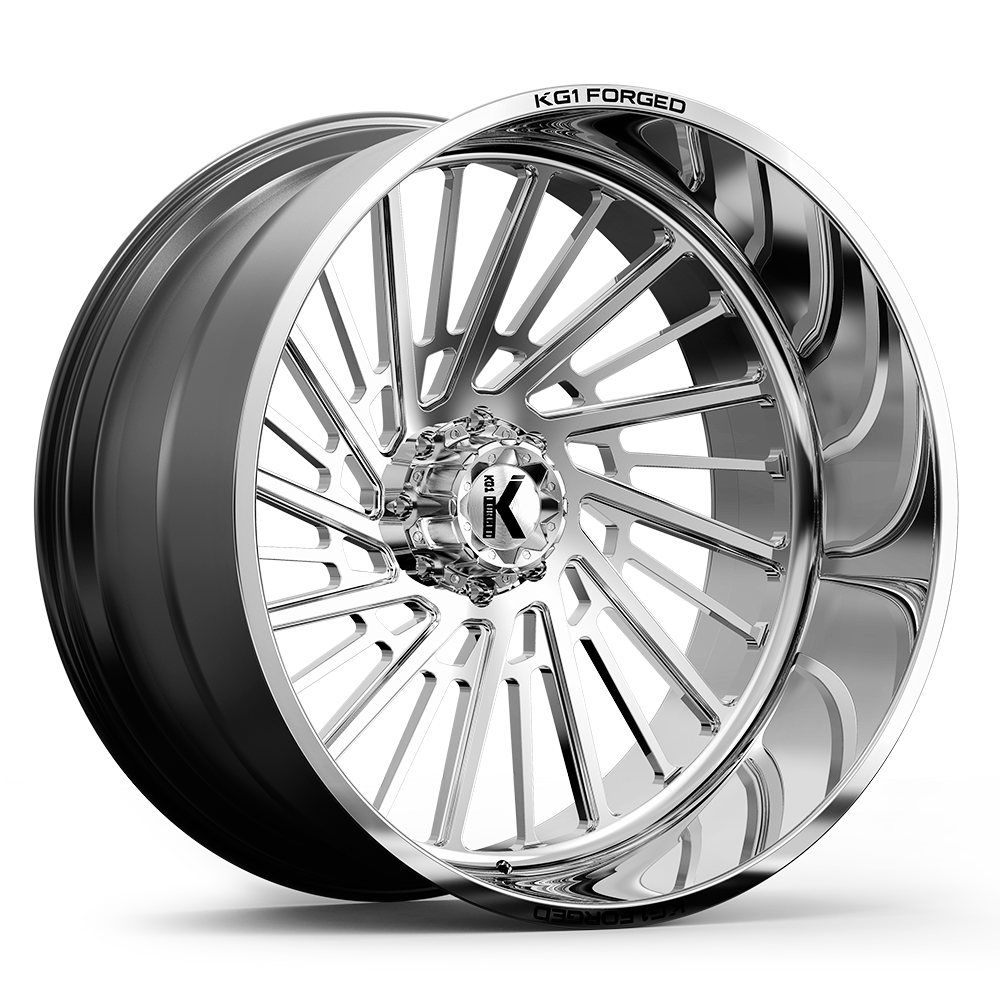 KG1 FORGED - EDDY 24X12 6X139.7 -44 Offset - POLISHED