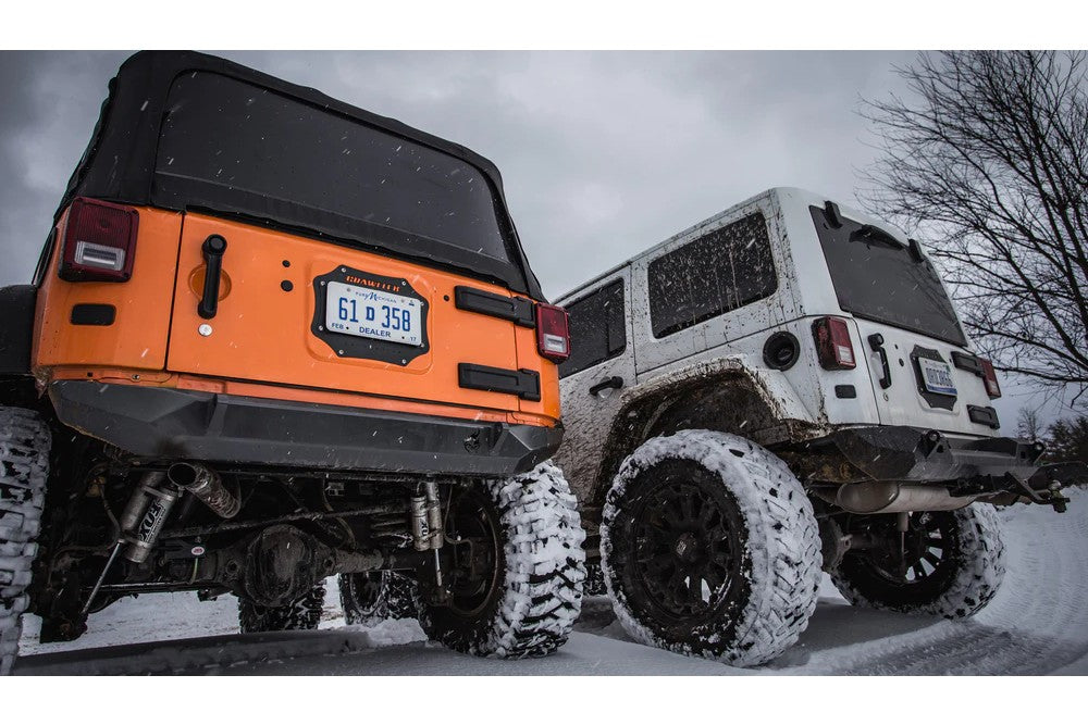 Tailgate Plate / License Plate Relocation | Jeep Wrangler JK