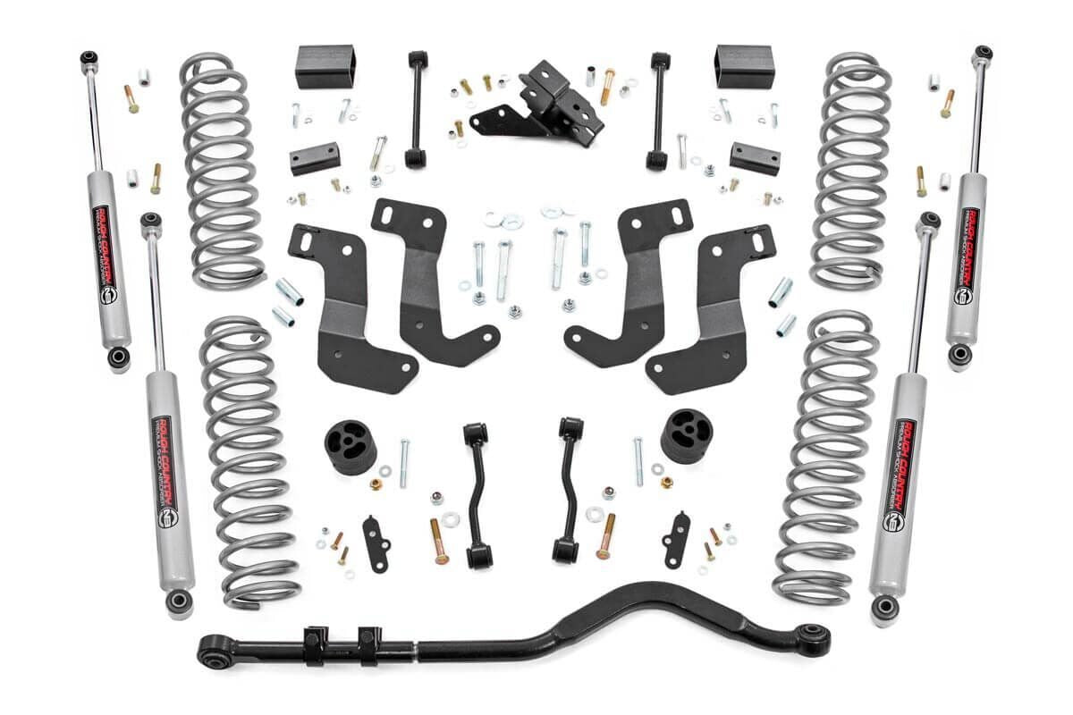 3.5 Inch Lift Kit | C/A Drop | 2018- 2022 Jeep Wrangler JLU 4WD