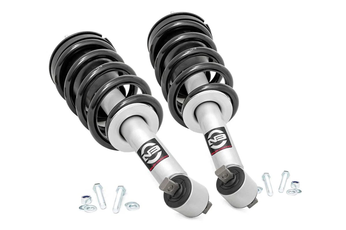 Rough Country - 2” Leveling Kit - N3 Loaded Strut | 2019-2023 Chevrolet Silverado 1500 / 2019-2023 GMC Sierra 1500