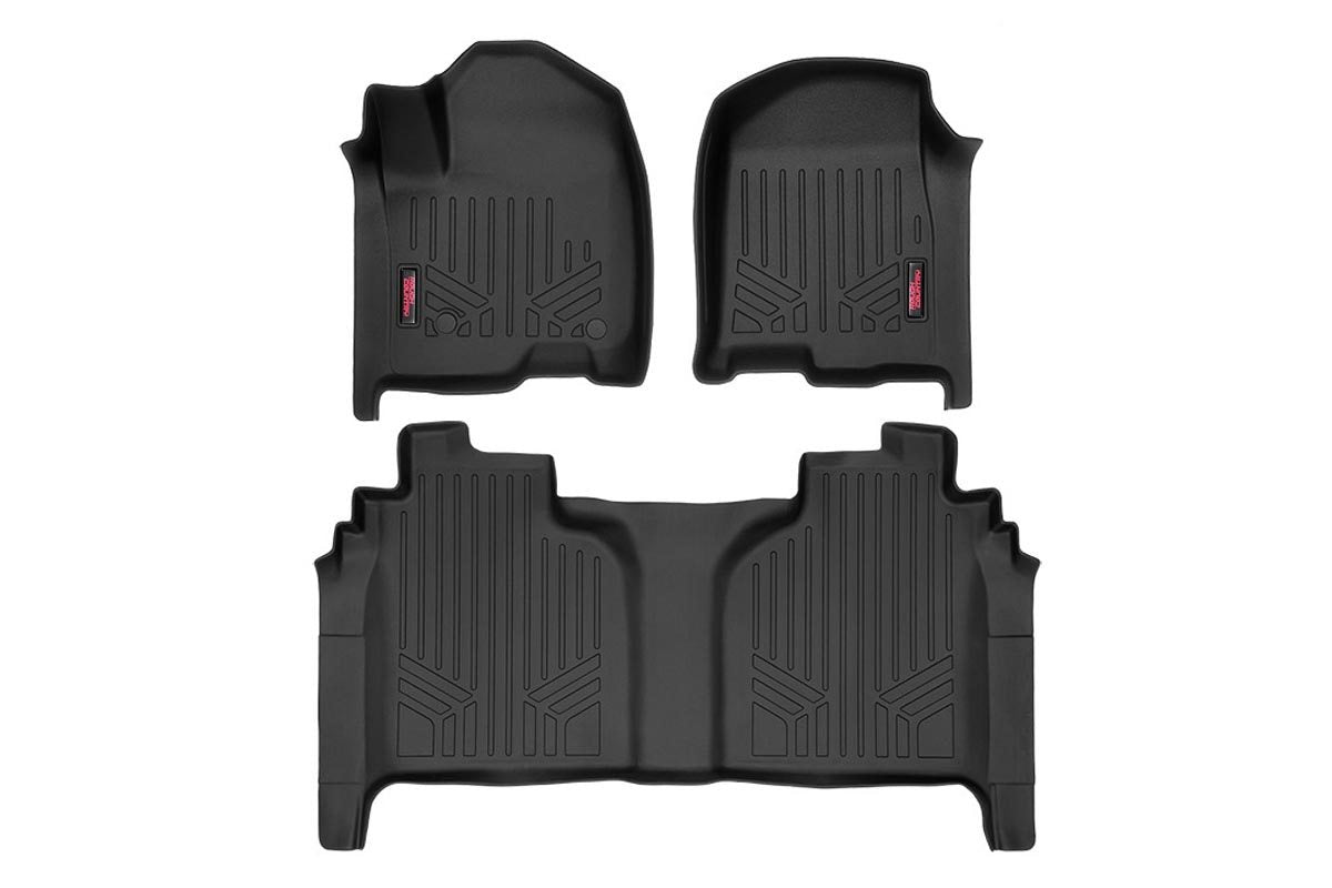 Floor Mats | FR & RR | FR Bucket | Crew | Chevrolet/GMC 1500/2500HD/3500HD (19-23)