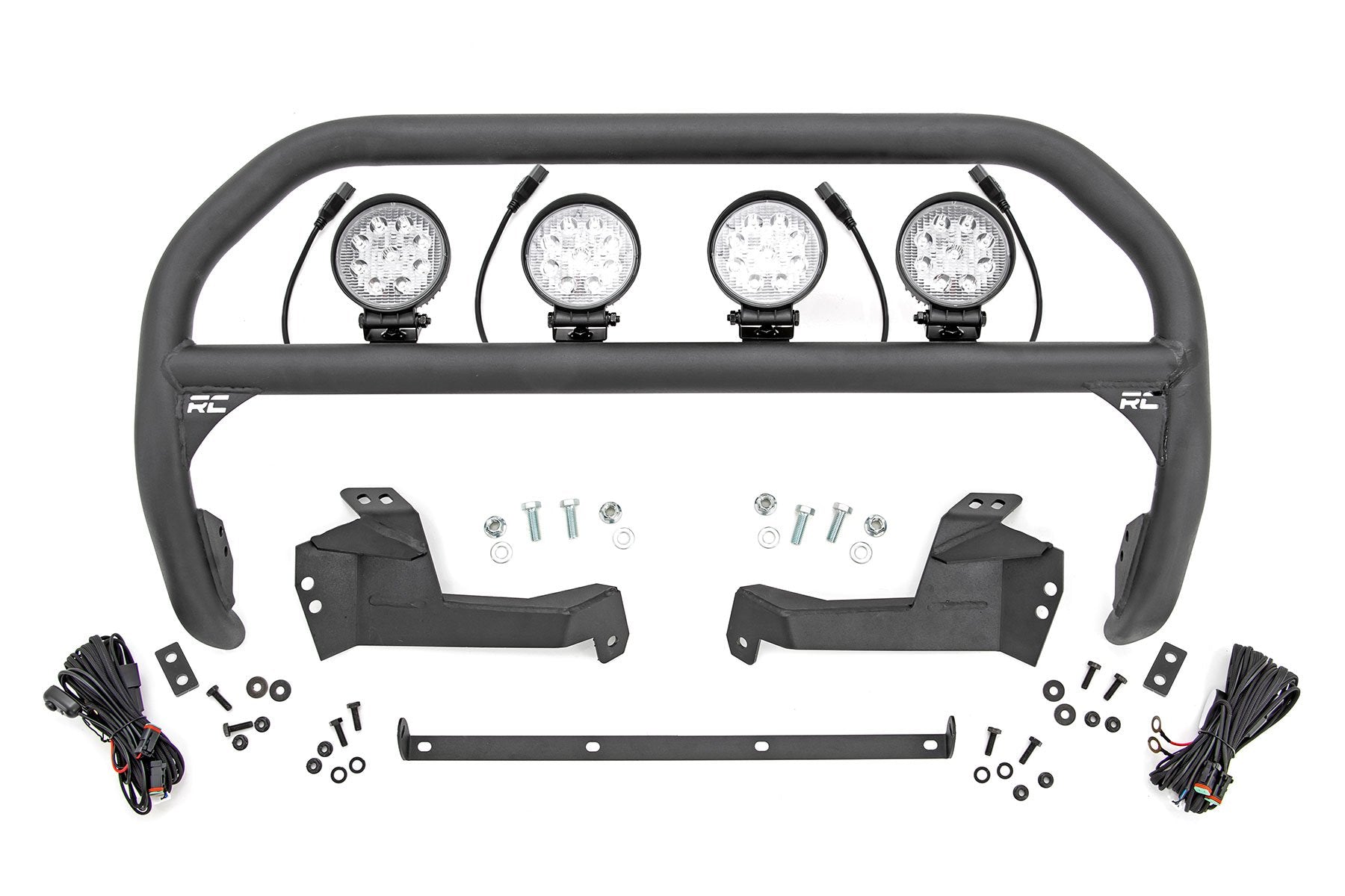 Nudge Bar | 4 Inch Round Led (x4) | Ford Bronco Sport 4WD (21-23)