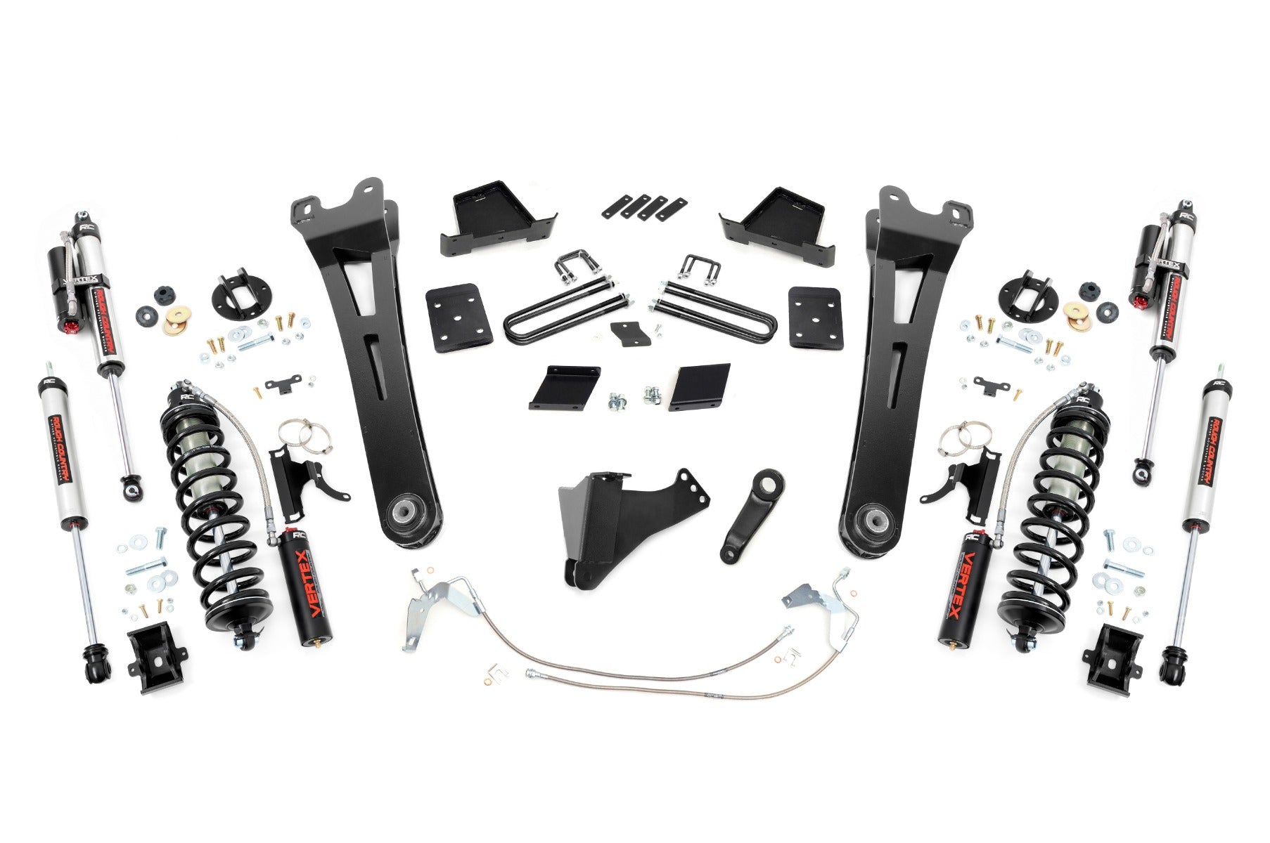 Rough Country - 6 Inch Coilover Conversion Lift Kit | Radius Arm | Ford Super Duty 4WD