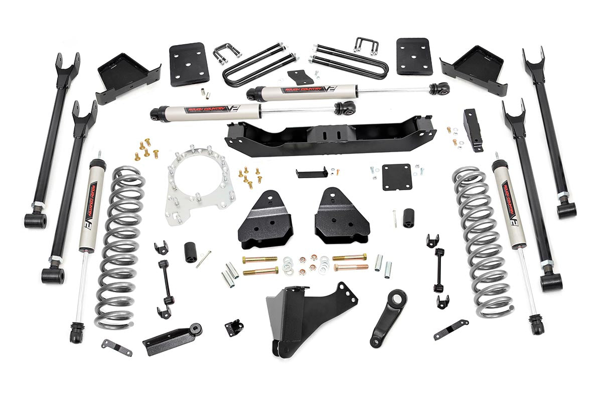 6 Inch Lift Kit | 4-Link | No OVLD | V2 | Ford F-250/F-350 Super Duty (17-22)