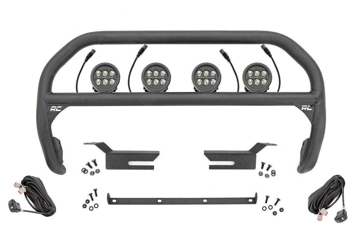 Nudge Bar | 3.5 Inch Round Led (x4) | Ford Bronco 4WD (2021-2023)