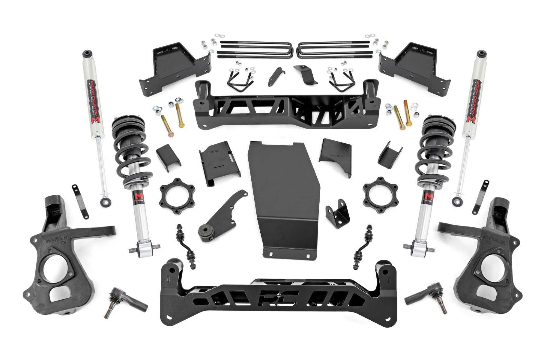 7 Inch Lift Kit | Cast Steel | M1 Struts/M1 | Chevrolet/GMC 1500 (14-18)