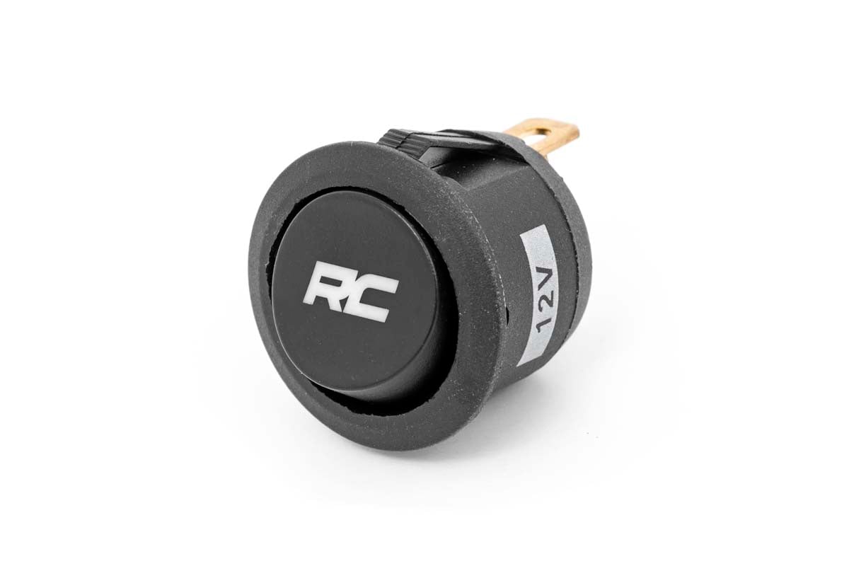 Rocker Switch | Round with Logo