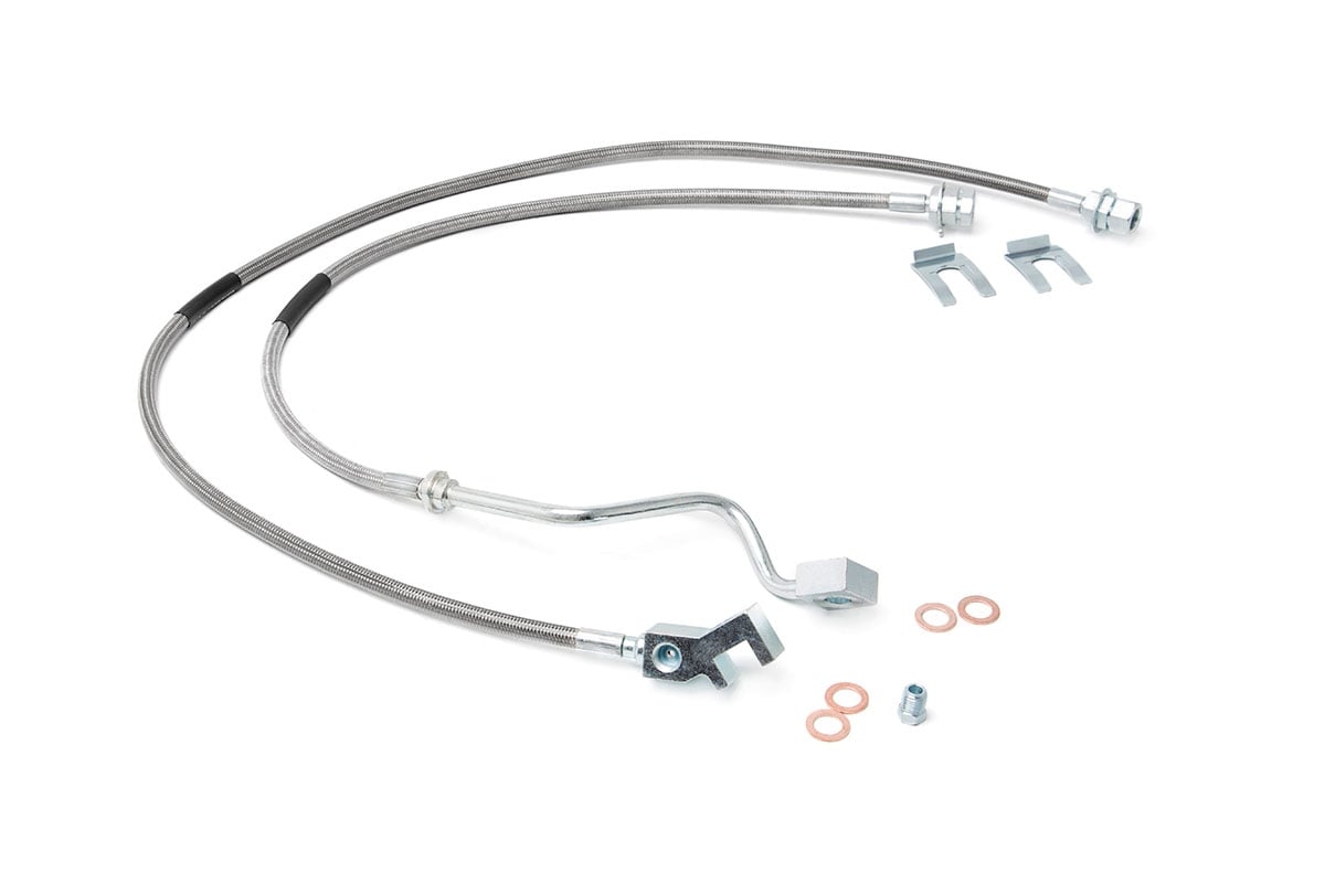 Brake Lines | Stainless | FR | 4-8 Inch Lift | Ford F-250/F-350 Super Duty (99-04)