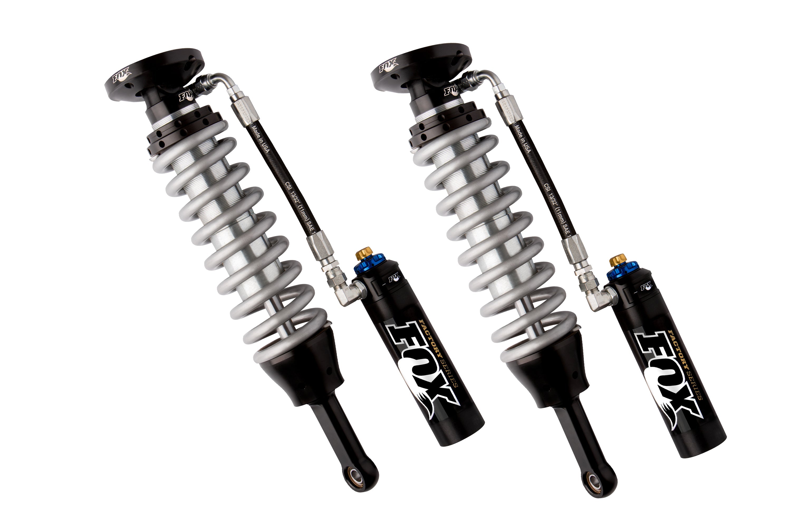 FOX 2.5 Coil-Over Shocks w/ DSC Reservoir Adjuster | 0-2 Inch Lift | Factory Series | Ford F-150 (15-20) 4WD