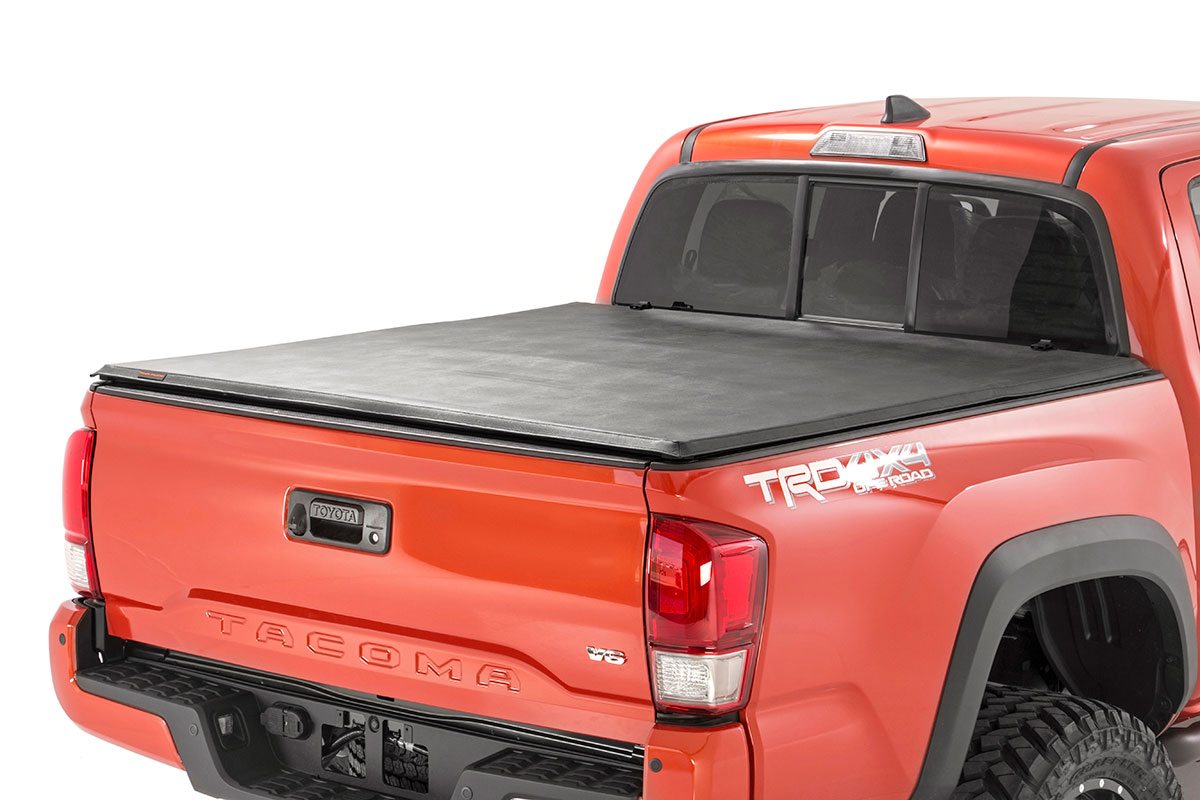 Bed Cover | Tri Fold | Soft | 5' Bed | Dbl Cab | Toyota Tacoma (16-23)